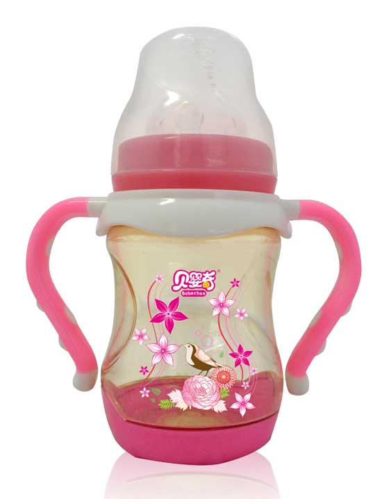 貝嬰奇PPSU雙柄自動奶瓶小鳥