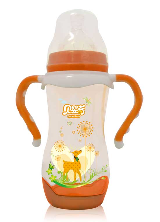 貝嬰奇PPSU雙柄自動(dòng)奶瓶小鹿