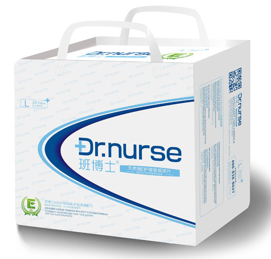 班博士天然維E護理級紙尿片L碼28片中包