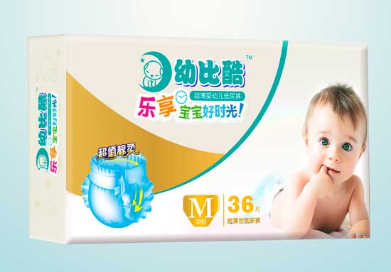 幼比酷中包紙尿褲褲M-36片
