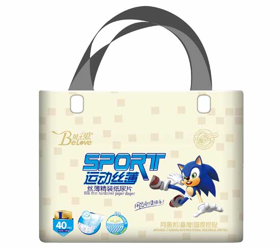 貝+愛(ài)運(yùn)動(dòng)絲薄紙尿片L-40片