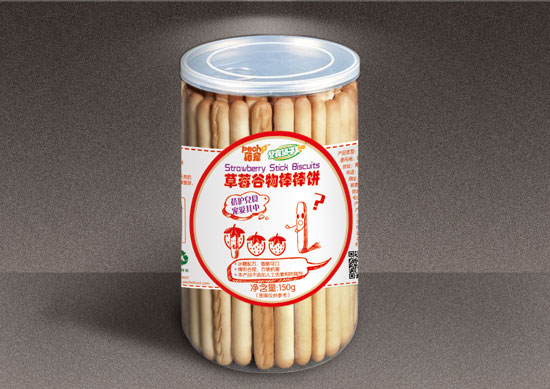 蓓寵草莓谷物棒棒餅