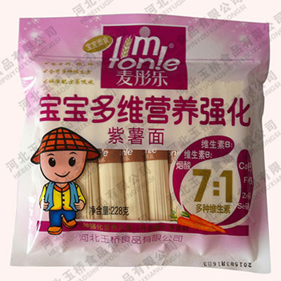 麥彤樂寶寶多維營養(yǎng)強(qiáng)化紫薯掛面