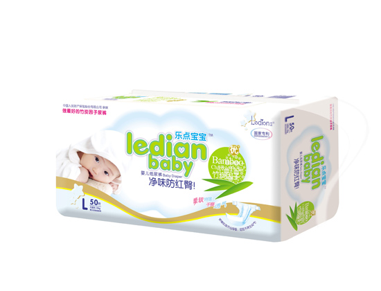 樂(lè)點(diǎn)寶寶凈味防紅臀尿褲L50片