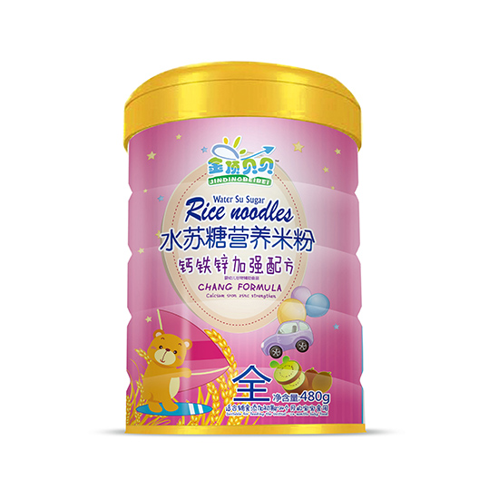 金頂貝貝鈣鐵鋅加強(qiáng)配方水蘇糖營(yíng)養(yǎng)米粉聽裝