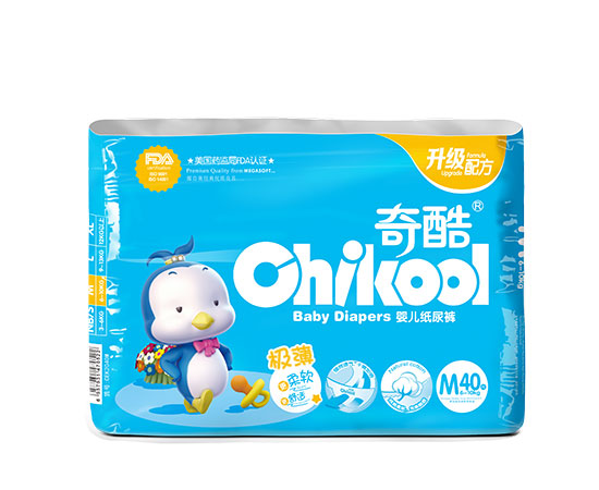 奇酷極薄柔軟紙尿褲M40(大包裝)