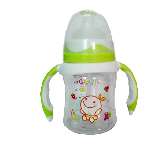 果兒180MLtritan晶透奶瓶綠色