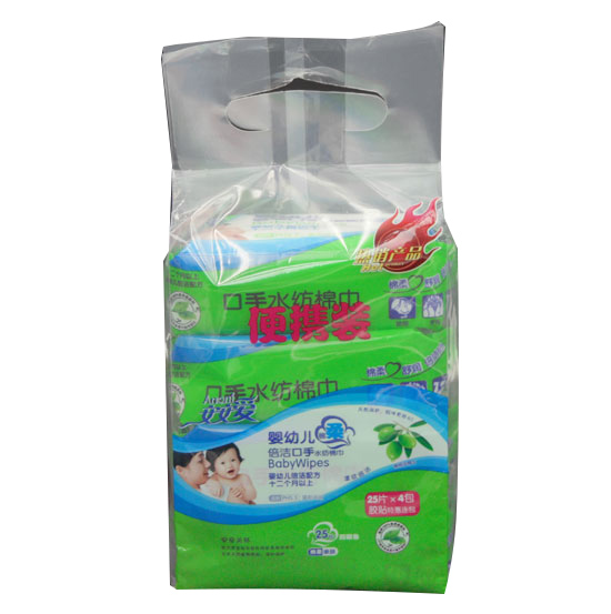 安安愛(ài)嬰幼兒倍潔水紡棉巾便攜裝