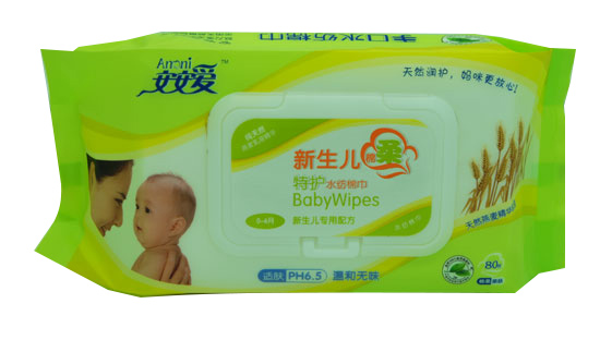 安安愛新生兒特護水紡棉巾80片