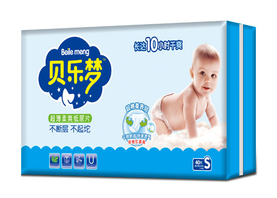 貝樂(lè)夢(mèng)超薄柔爽紙尿片S碼
