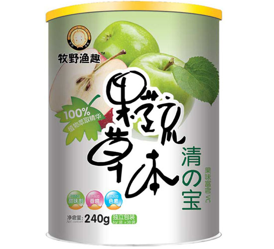 牧野漁趣果蔬草本蘋果清清寶聽裝