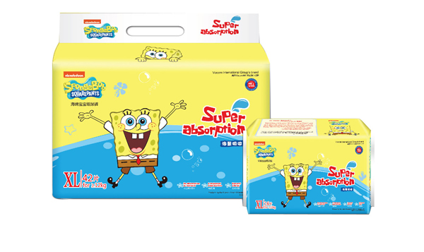 海綿寶寶海量吸收紙尿褲XL碼