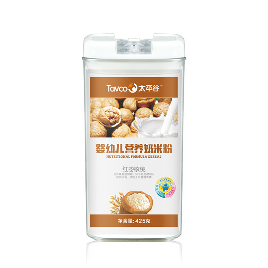 太平谷嬰幼兒營(yíng)養(yǎng)奶米粉(紅棗核桃)