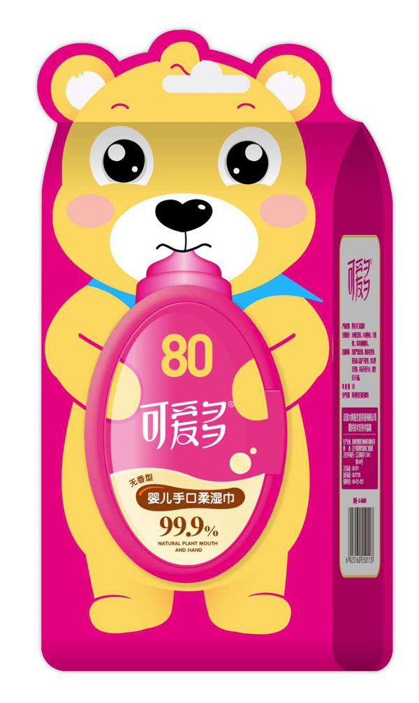 可愛(ài)多嬰兒手口柔濕巾