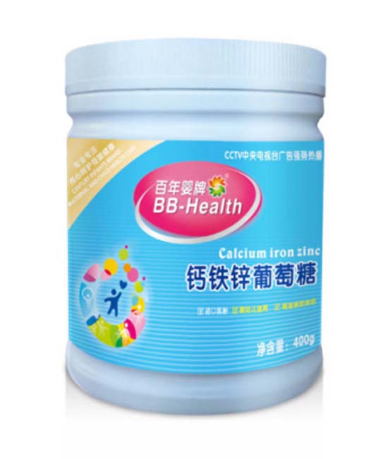 百年嬰牌鈣鐵鋅葡萄糖(罐裝)