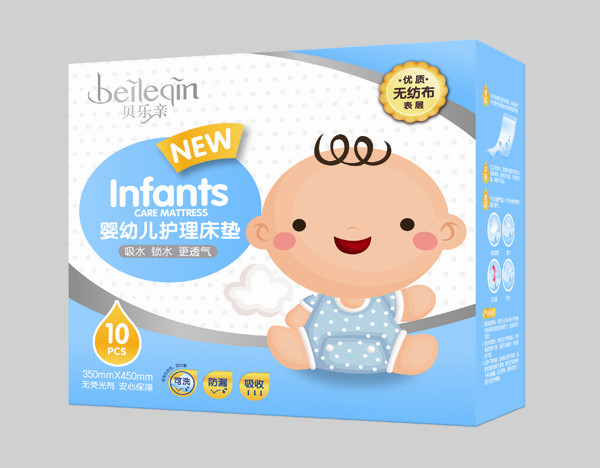 貝樂親嬰幼兒專用護理床墊-10片