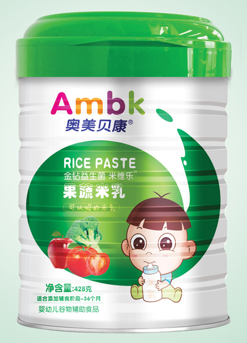 奧美貝康428克果蔬米乳