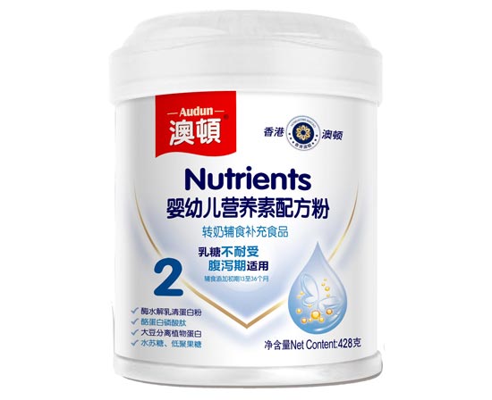 澳頓嬰幼兒營養(yǎng)素配方粉428克2段
