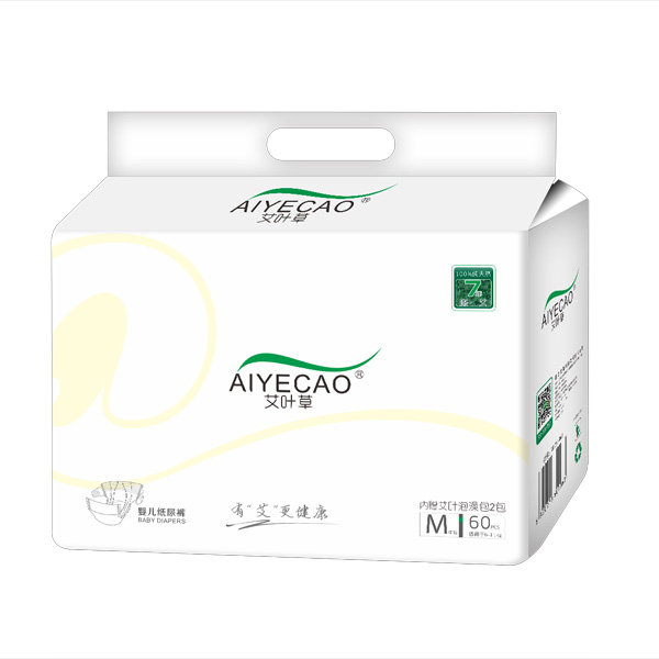 艾葉草嬰兒紙尿褲大包M60