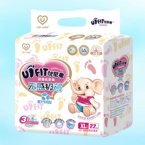 優(yōu)尼弗無感極薄嬰兒紙尿褲XL碼22入