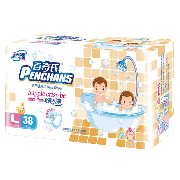 百奇氏柔爽超薄尿片L38