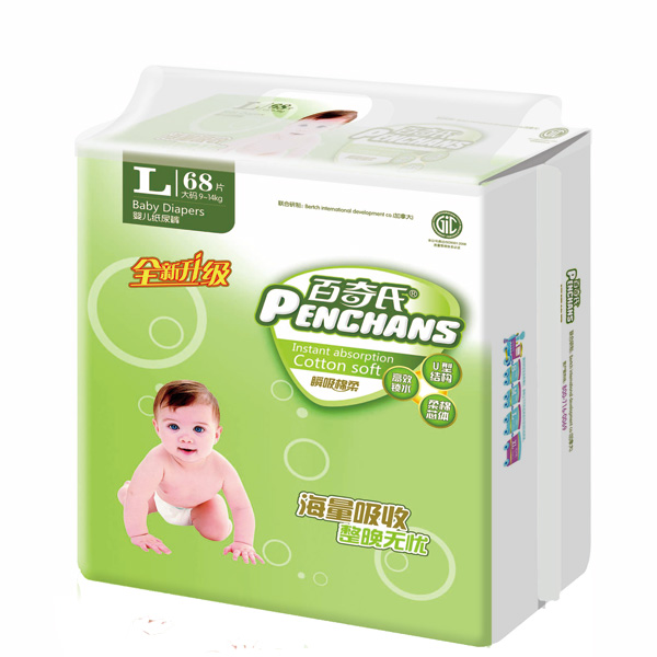 百奇氏特大包裝瞬吸棉柔升級版L68