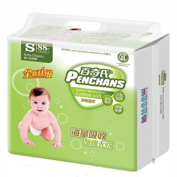 百奇氏特大包裝瞬吸棉柔升級版S88