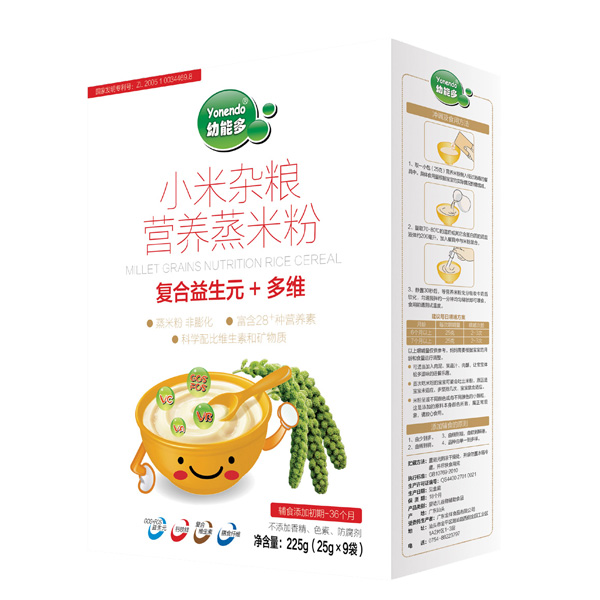 幼能多小米益生元多維蒸米粉