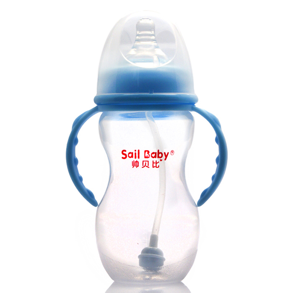 帥貝比奶瓶300ML超炫-藍(lán)