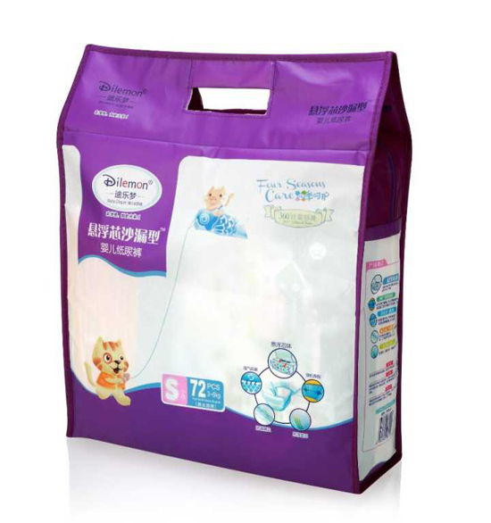 迪樂夢(mèng)懸浮芯大環(huán)腰紙尿褲S碼72片