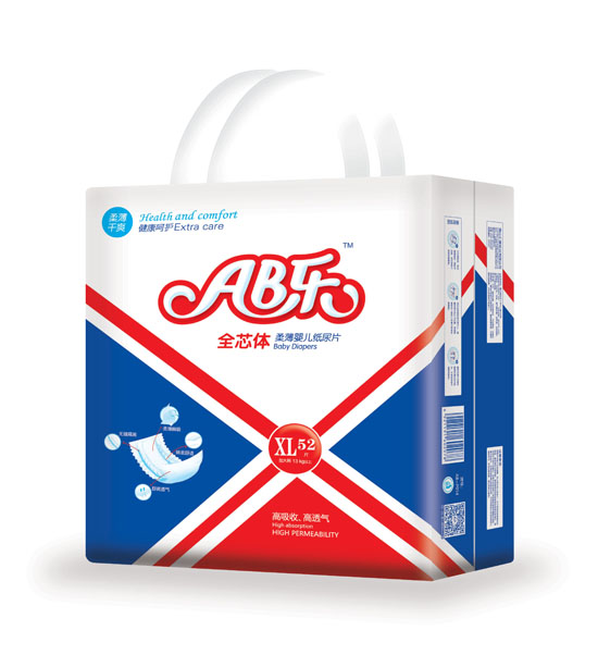 AB樂(lè)柔薄嬰兒紙尿片XL碼52片