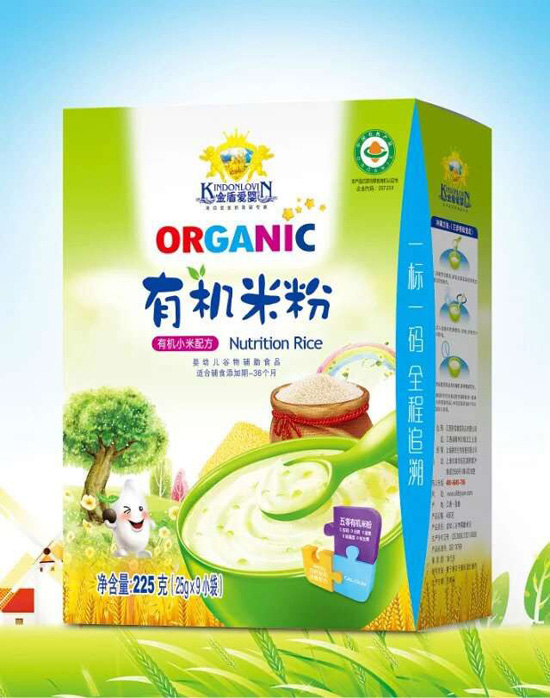 金盾愛嬰有機米粉盒裝