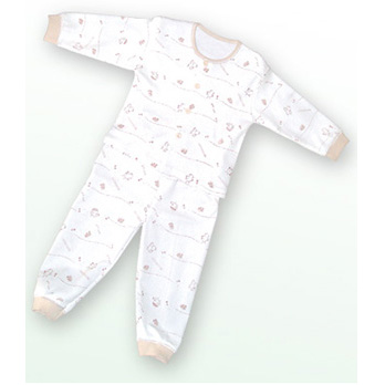 嬰兒內(nèi)衣棕色圖案