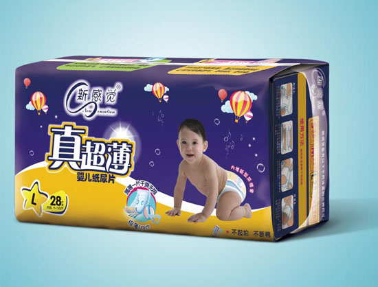 新感覺真超薄嬰兒紙尿片L碼28片