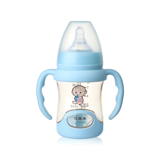 貝悠米PPSU奶瓶120ml藍色