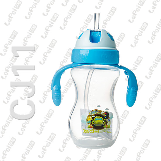 樂(lè)陪吸管水壺淡藍(lán)