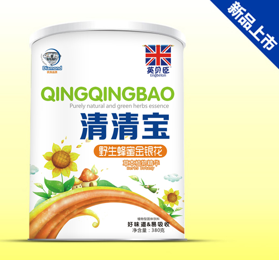 英貝臣野生蜂蜜金銀花清清寶380g