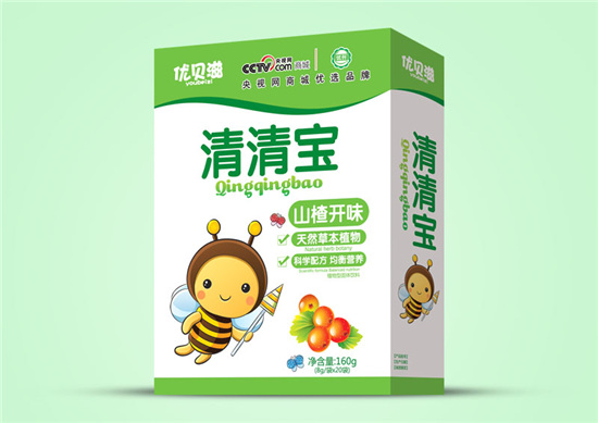 優(yōu)貝滋山楂開(kāi)味清清寶盒裝