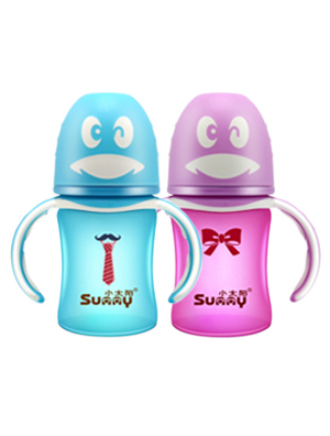 小太陽全身感溫型玻璃奶瓶150ML