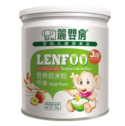 麗嬰房蘋果奶米粉