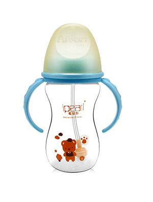 愛貝爾經(jīng)典葫蘆型單色全自動奶瓶270ML