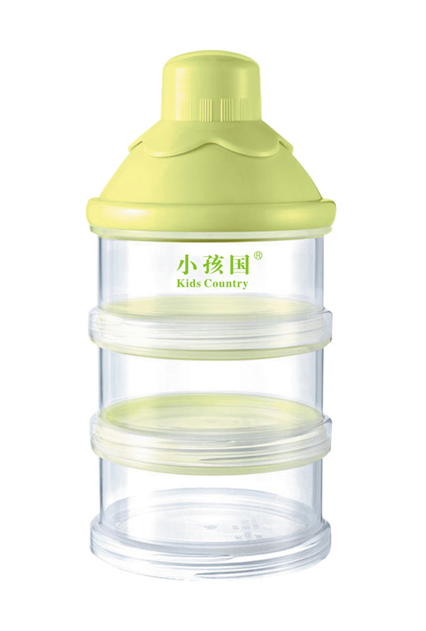 小孩國(guó)帶格片普通三層奶粉盒