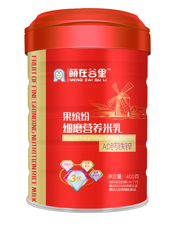 維媽媽果繽紛細(xì)磨米乳-AD鈣鐵鋅