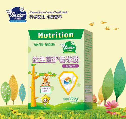 盒裝益生菌護暢米粉鐵鋅鈣