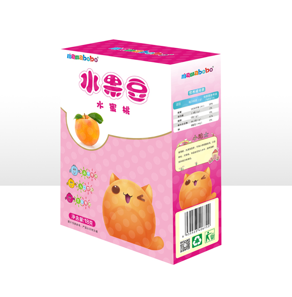 mamabobo水果豆-水蜜桃