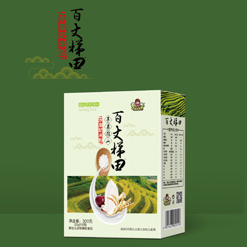 童小蠻蘋果淮山水果奶米粉-盒裝