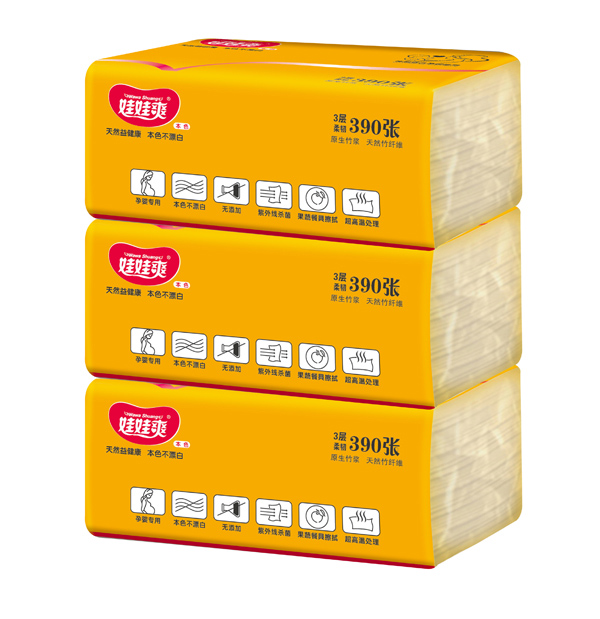 娃娃爽本色紙三盒裝