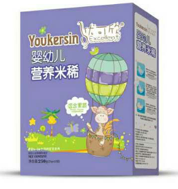 優(yōu)可欣嬰幼兒營養(yǎng)米稀混合果蔬配方