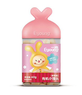 一揚有機小饅頭-草莓口味