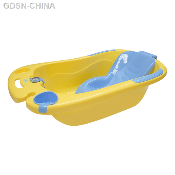 青蛙嘟迪心語測溫浴盆黃藍(lán)